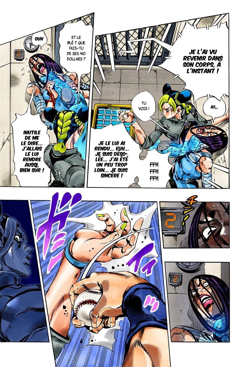 Read JoJo's Bizarre Adventure Part 6 Stone Ocean Official Colored FR Manga Online