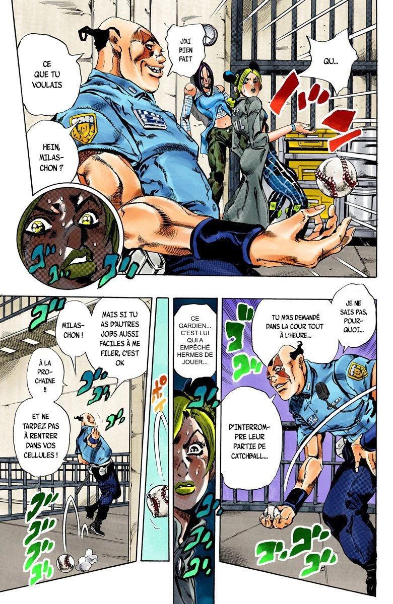 Read JoJo's Bizarre Adventure Part 6 Stone Ocean Official Colored FR Manga Online