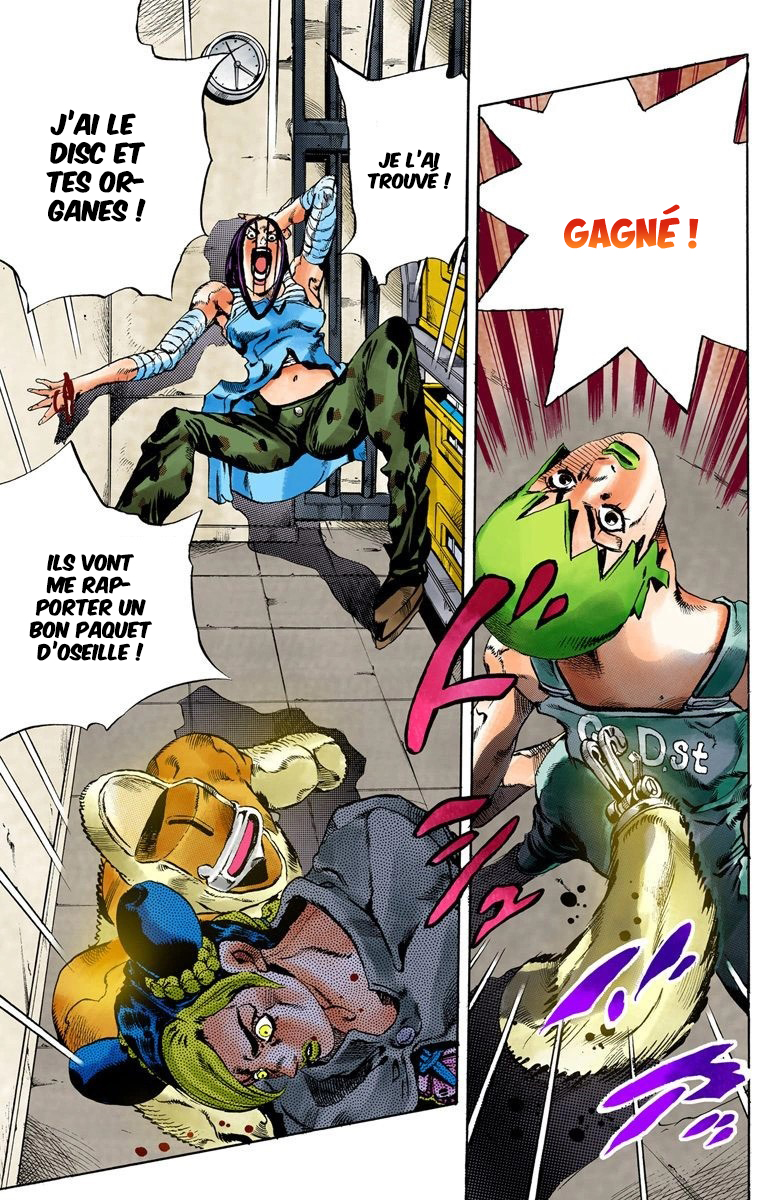 Read JoJo's Bizarre Adventure Part 6 Stone Ocean Official Colored FR Manga Online