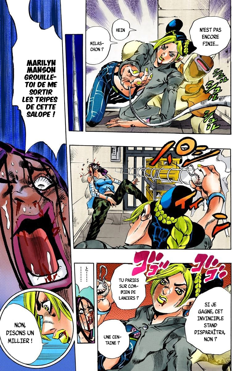Read JoJo's Bizarre Adventure Part 6 Stone Ocean Official Colored FR Manga Online