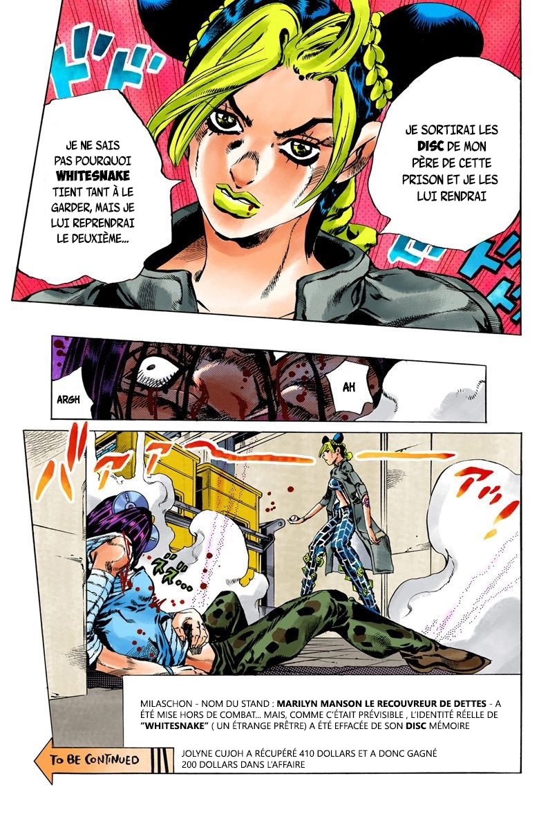Read JoJo's Bizarre Adventure Part 6 Stone Ocean Official Colored FR Manga Online