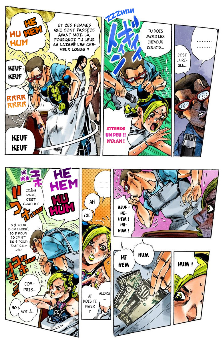 Read JoJo's Bizarre Adventure Part 6 Stone Ocean Official Colored FR Manga Online