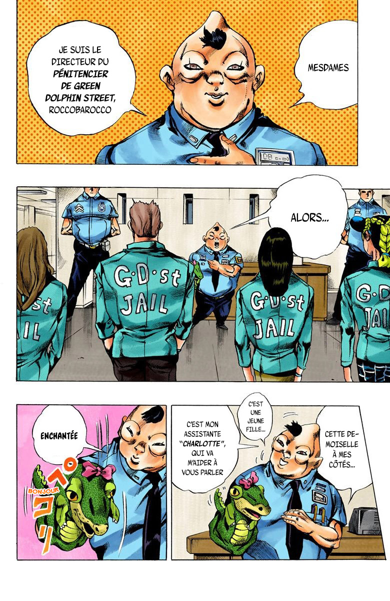 Read JoJo's Bizarre Adventure Part 6 Stone Ocean Official Colored FR Manga Online