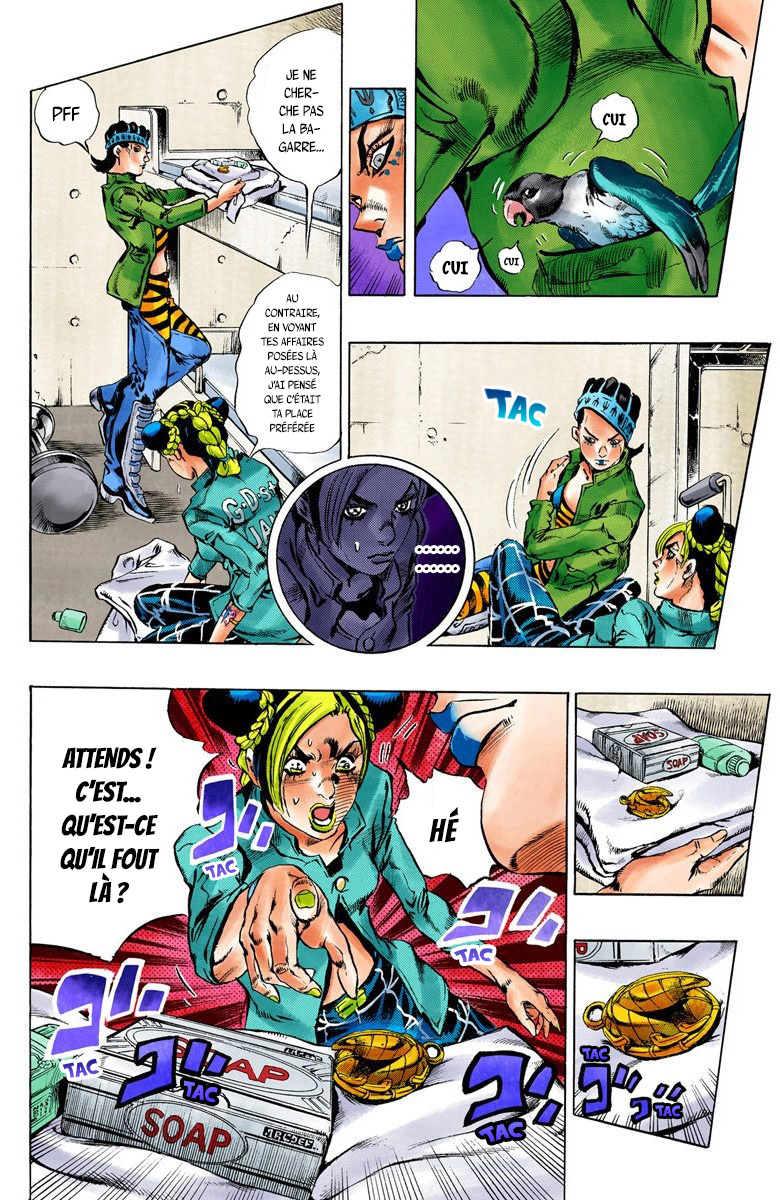 Read JoJo's Bizarre Adventure Part 6 Stone Ocean Official Colored FR Manga Online