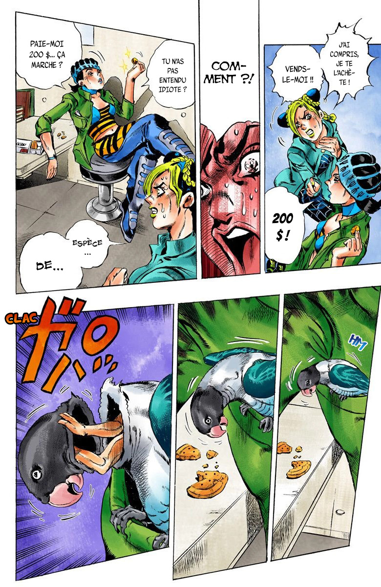 Read JoJo's Bizarre Adventure Part 6 Stone Ocean Official Colored FR Manga Online