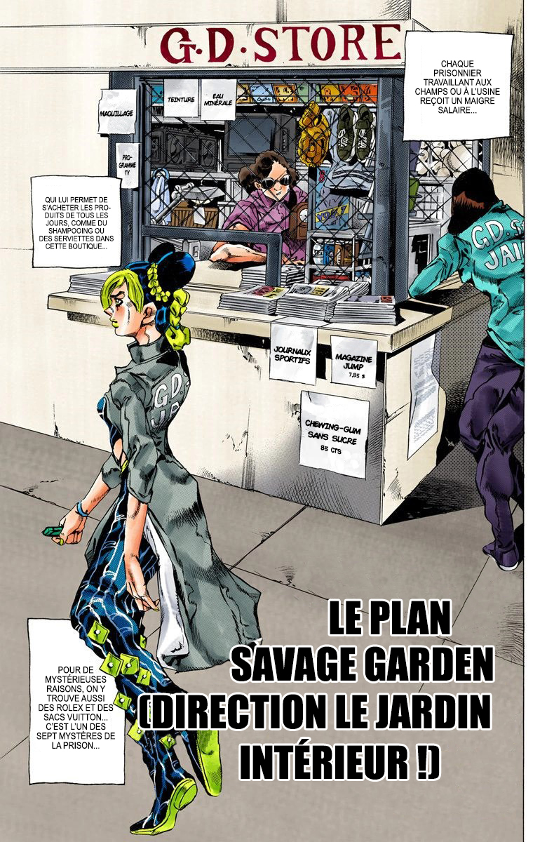 Read JoJo's Bizarre Adventure Part 6 Stone Ocean Official Colored FR Manga Online
