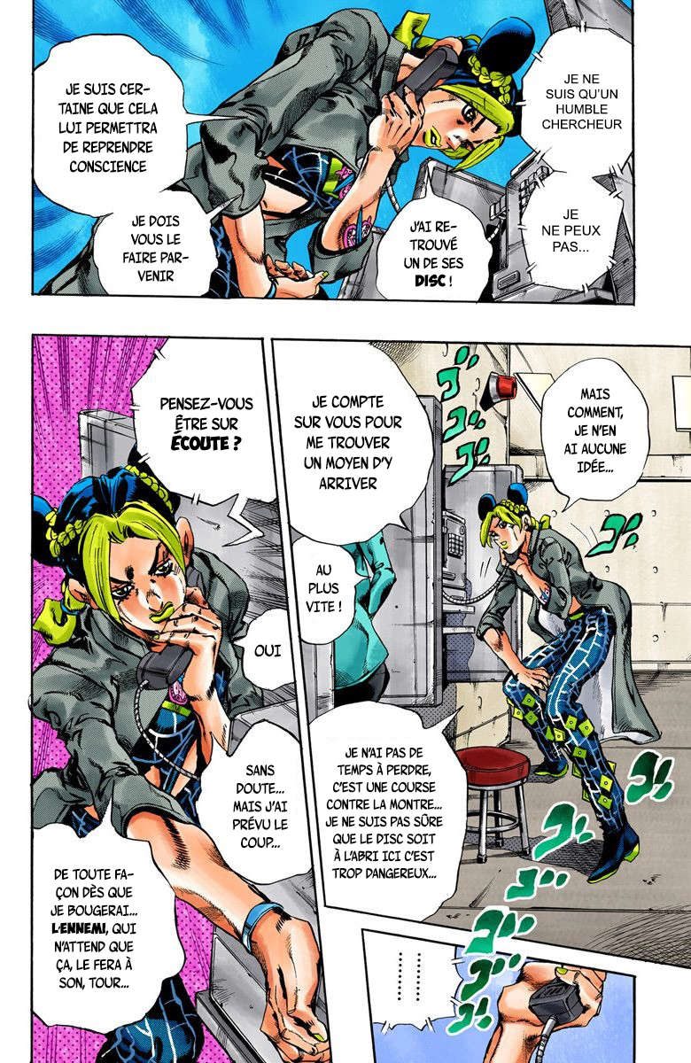 Read JoJo's Bizarre Adventure Part 6 Stone Ocean Official Colored FR Manga Online