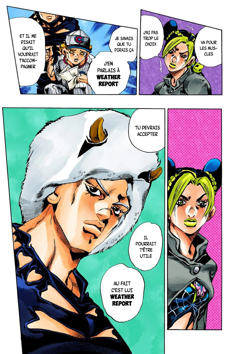 Read JoJo's Bizarre Adventure Part 6 Stone Ocean Official Colored FR Manga Online