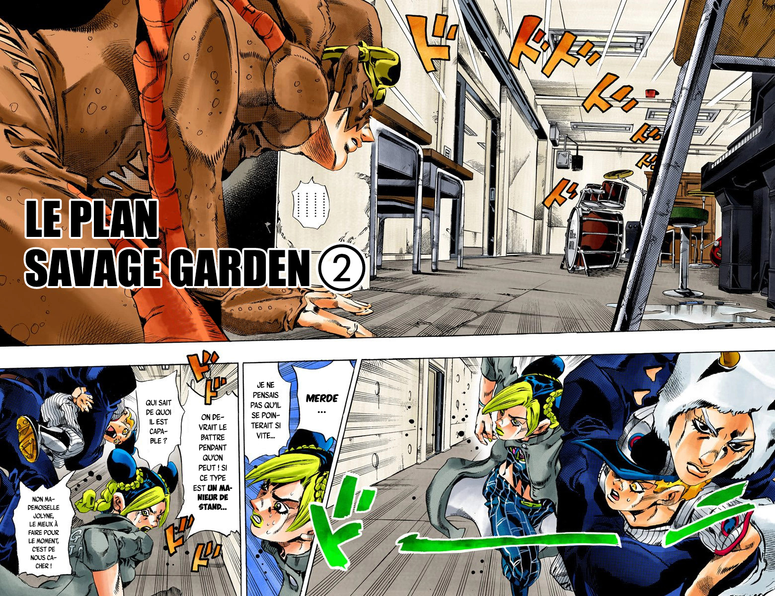Read JoJo's Bizarre Adventure Part 6 Stone Ocean Official Colored FR Manga Online