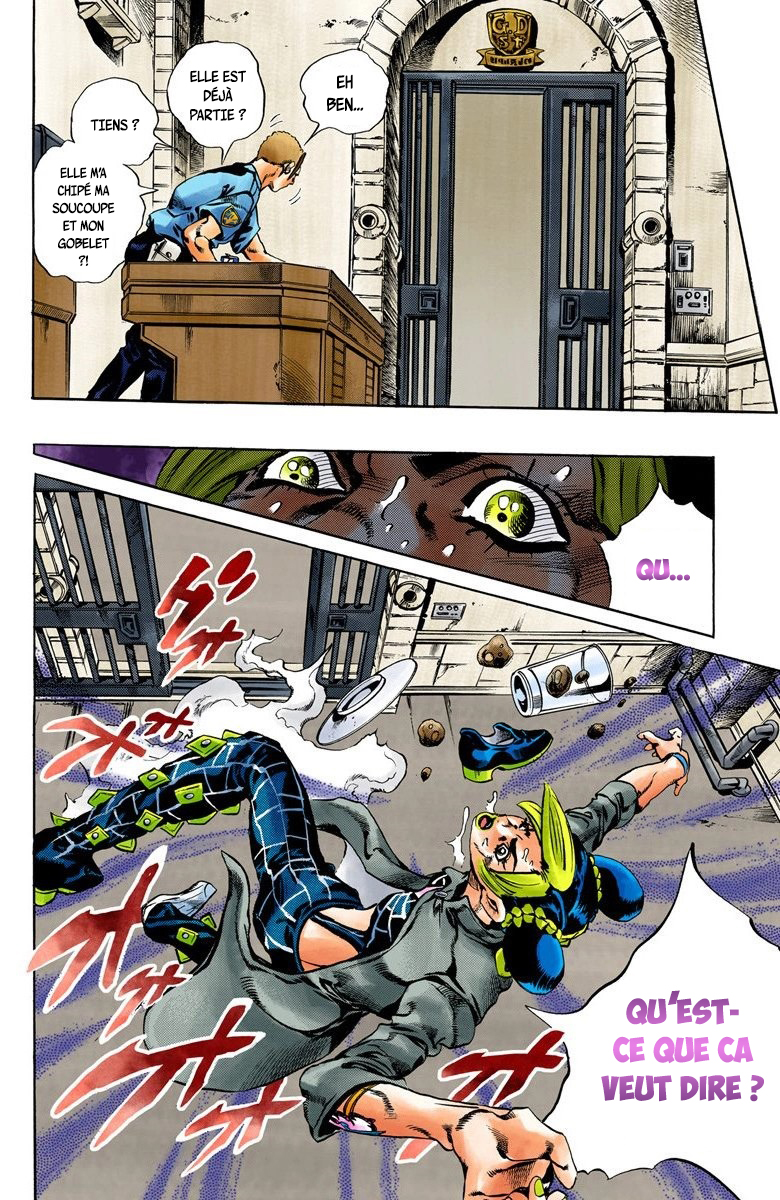 Read JoJo's Bizarre Adventure Part 6 Stone Ocean Official Colored FR Manga Online