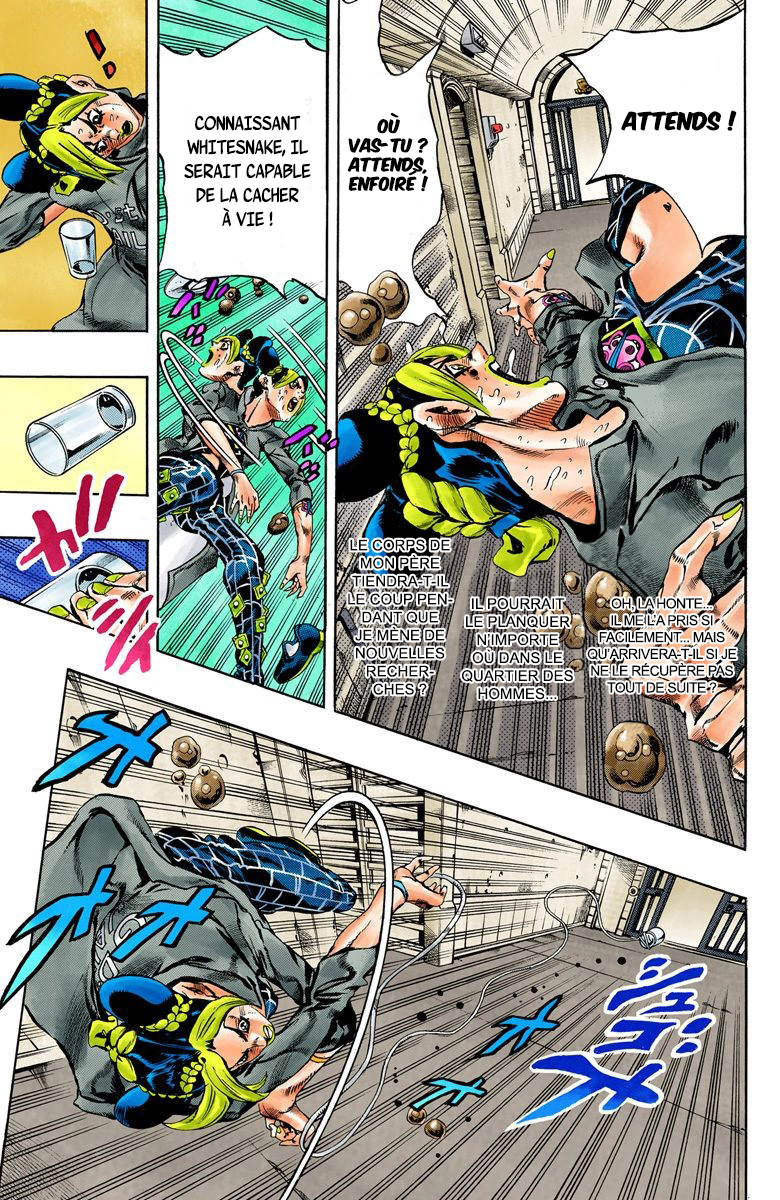 Read JoJo's Bizarre Adventure Part 6 Stone Ocean Official Colored FR Manga Online