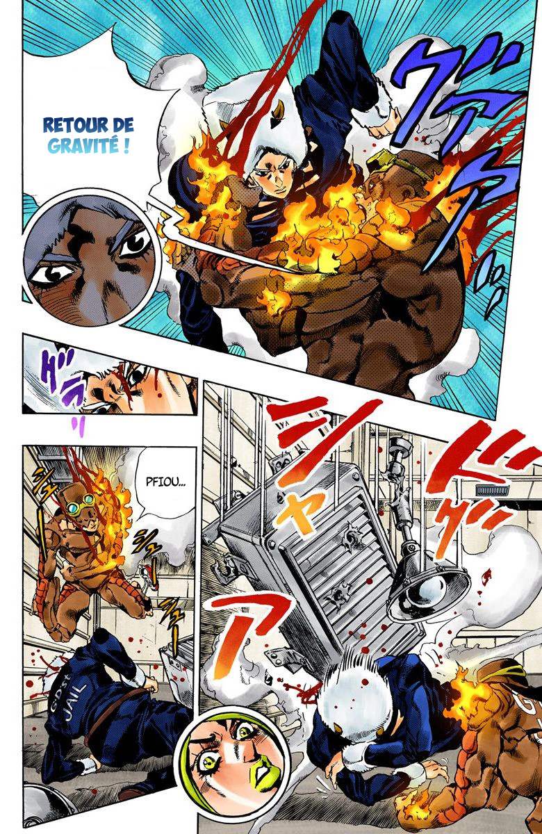 Read JoJo's Bizarre Adventure Part 6 Stone Ocean Official Colored FR Manga Online