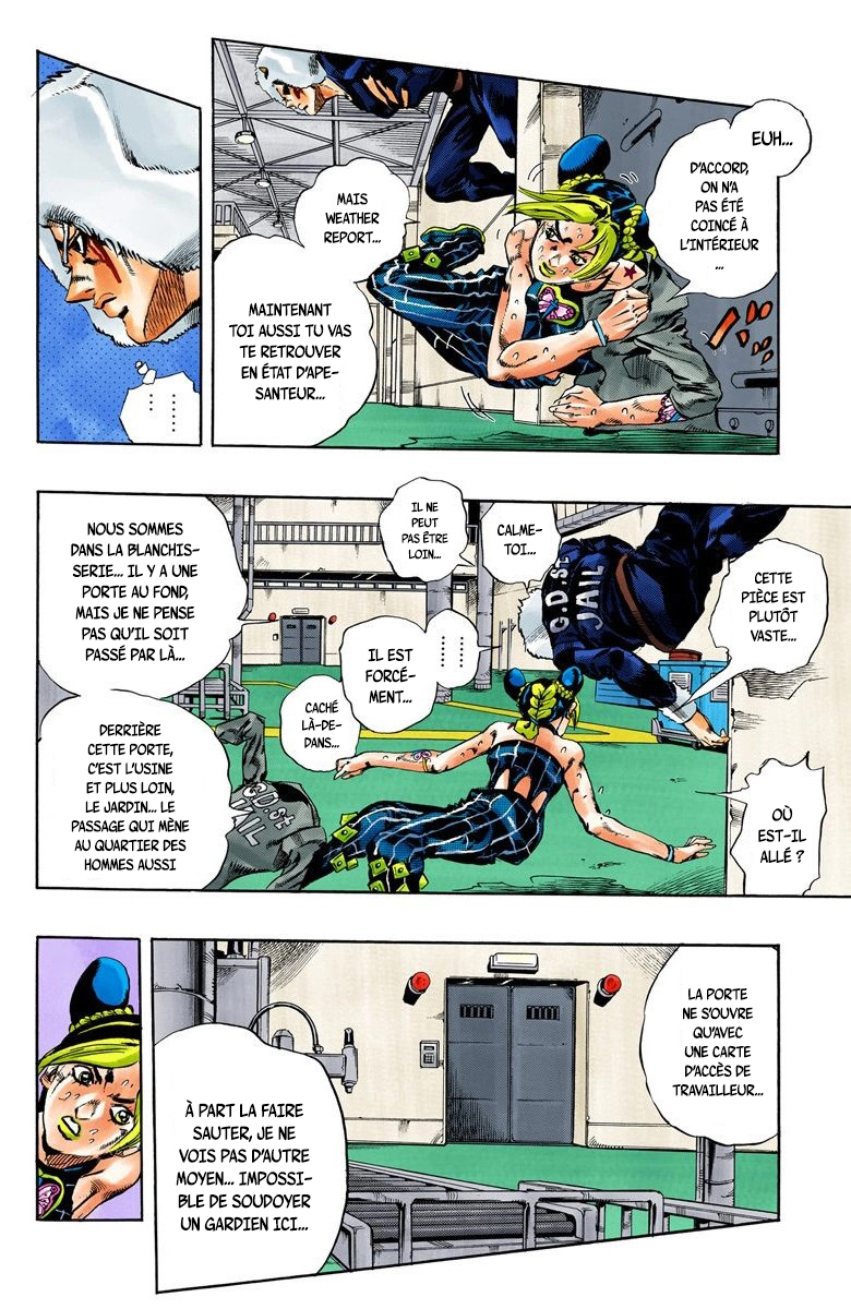 Read JoJo's Bizarre Adventure Part 6 Stone Ocean Official Colored FR Manga Online