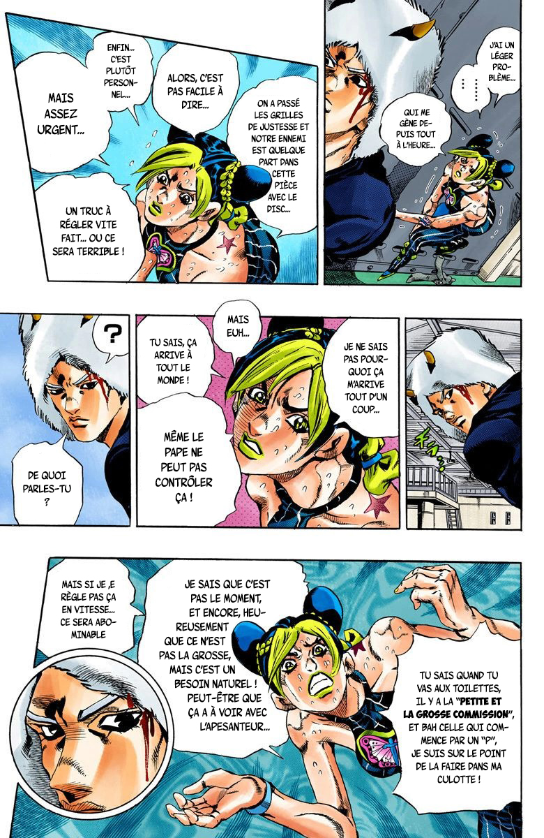 Read JoJo's Bizarre Adventure Part 6 Stone Ocean Official Colored FR Manga Online
