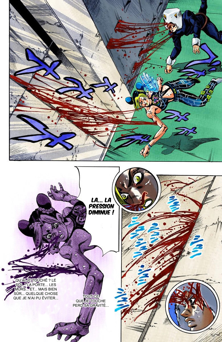 Read JoJo's Bizarre Adventure Part 6 Stone Ocean Official Colored FR Manga Online