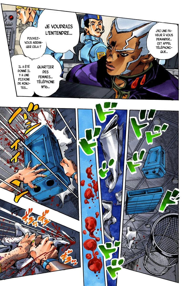 Read JoJo's Bizarre Adventure Part 6 Stone Ocean Official Colored FR Manga Online