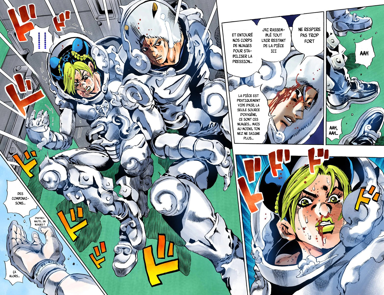 Read JoJo's Bizarre Adventure Part 6 Stone Ocean Official Colored FR Manga Online