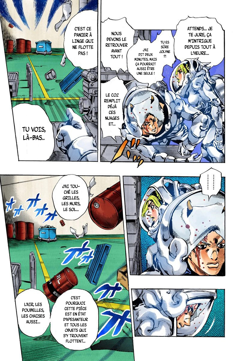Read JoJo's Bizarre Adventure Part 6 Stone Ocean Official Colored FR Manga Online
