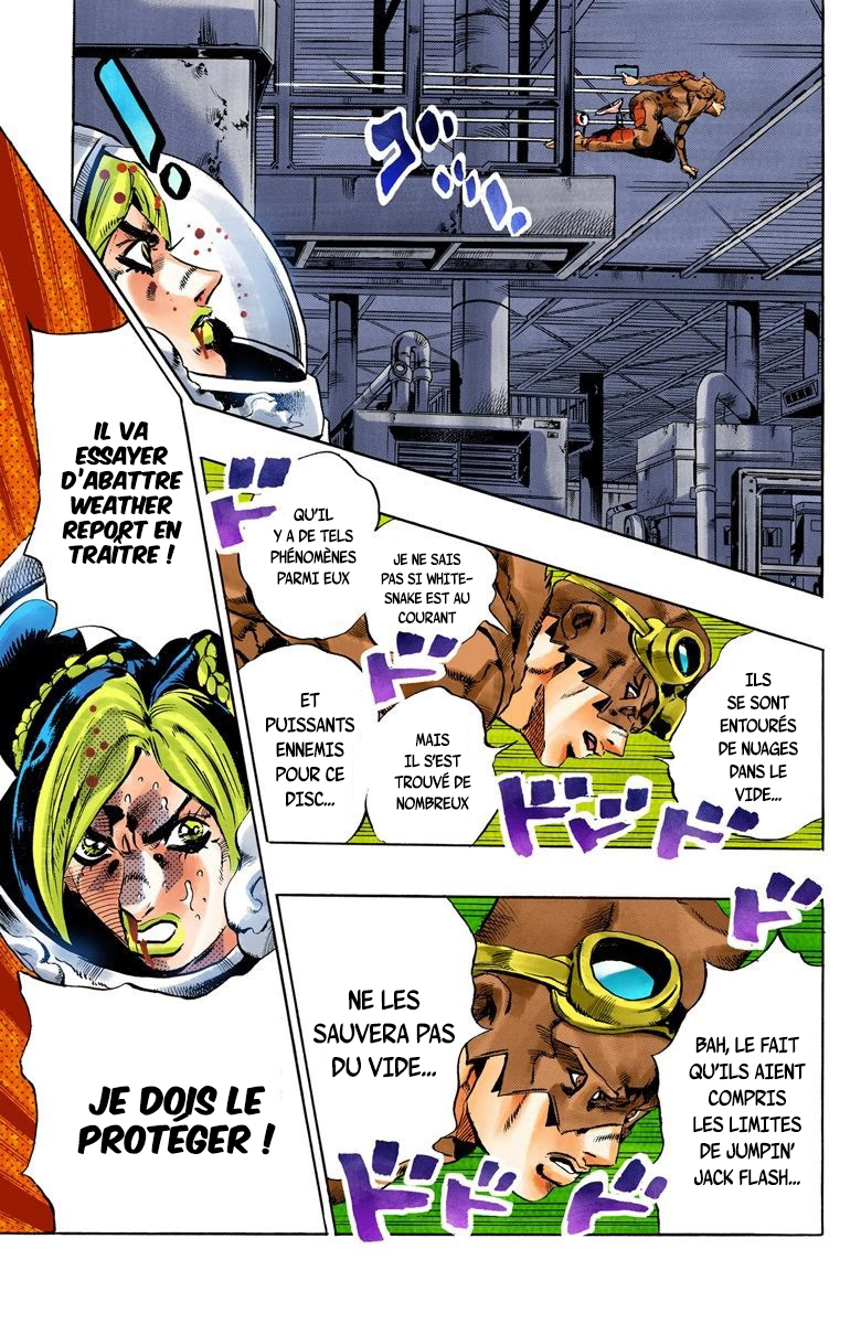 Read JoJo's Bizarre Adventure Part 6 Stone Ocean Official Colored FR Manga Online