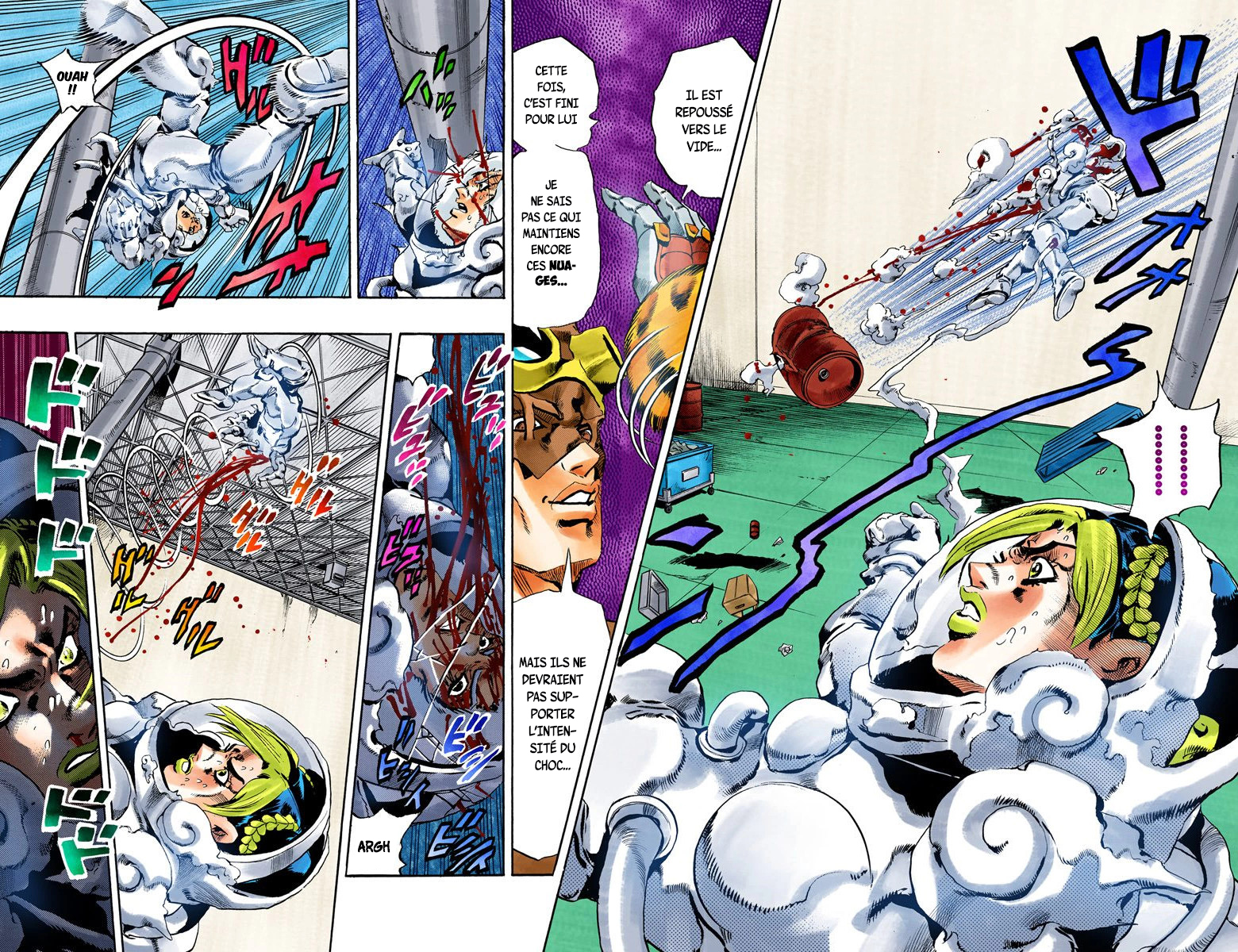 Read JoJo's Bizarre Adventure Part 6 Stone Ocean Official Colored FR Manga Online