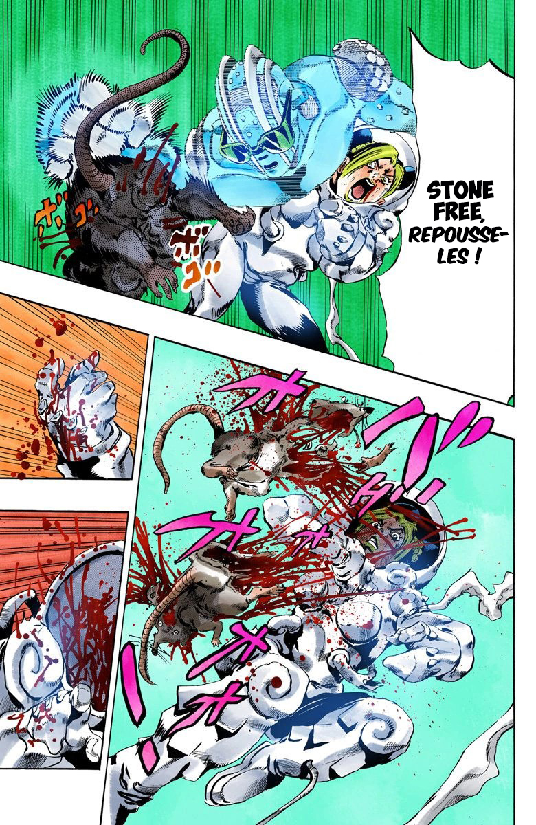 Read JoJo's Bizarre Adventure Part 6 Stone Ocean Official Colored FR Manga Online