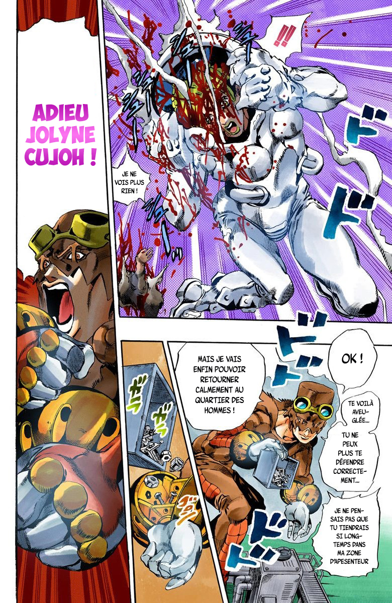 Read JoJo's Bizarre Adventure Part 6 Stone Ocean Official Colored FR Manga Online