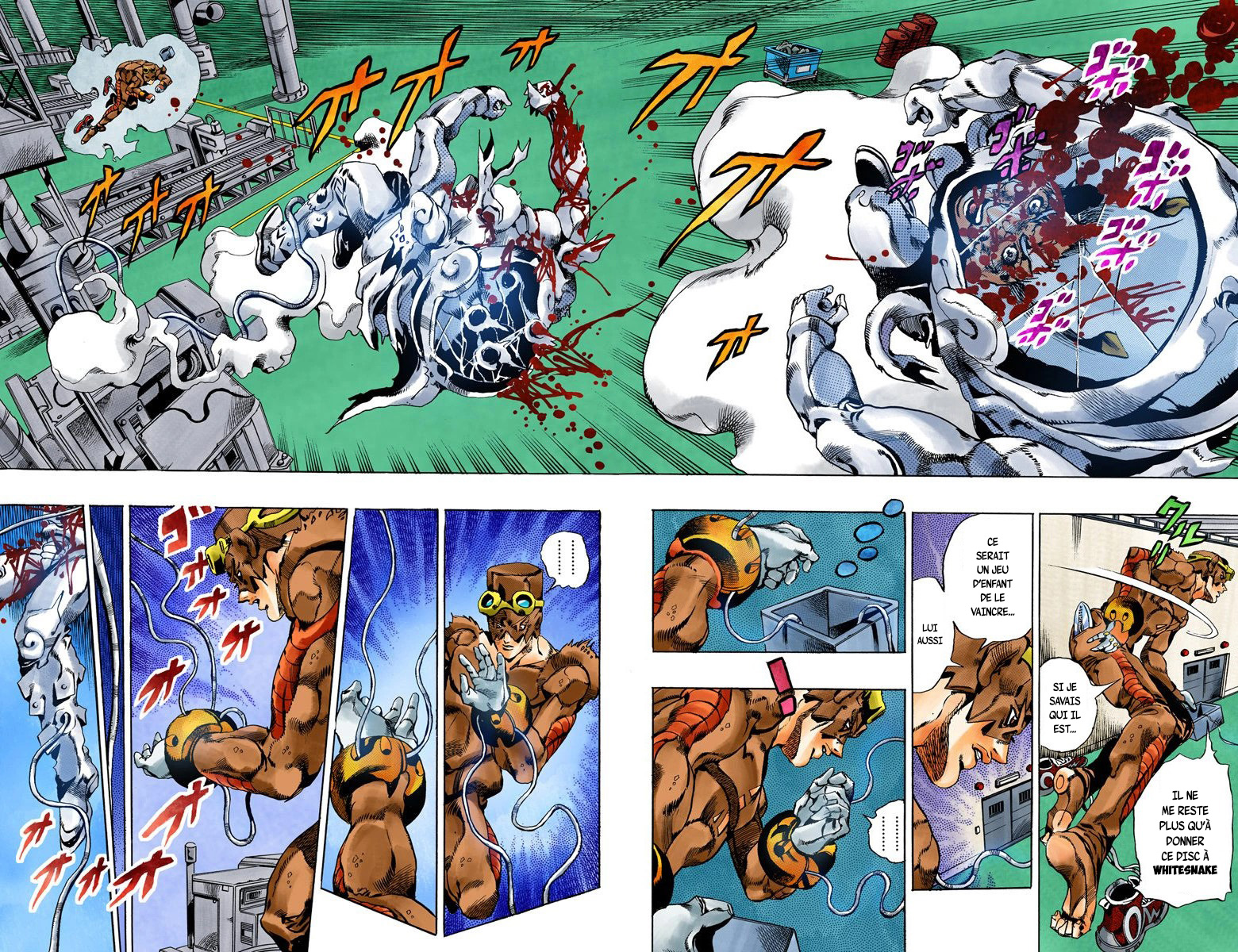 Read JoJo's Bizarre Adventure Part 6 Stone Ocean Official Colored FR Manga Online