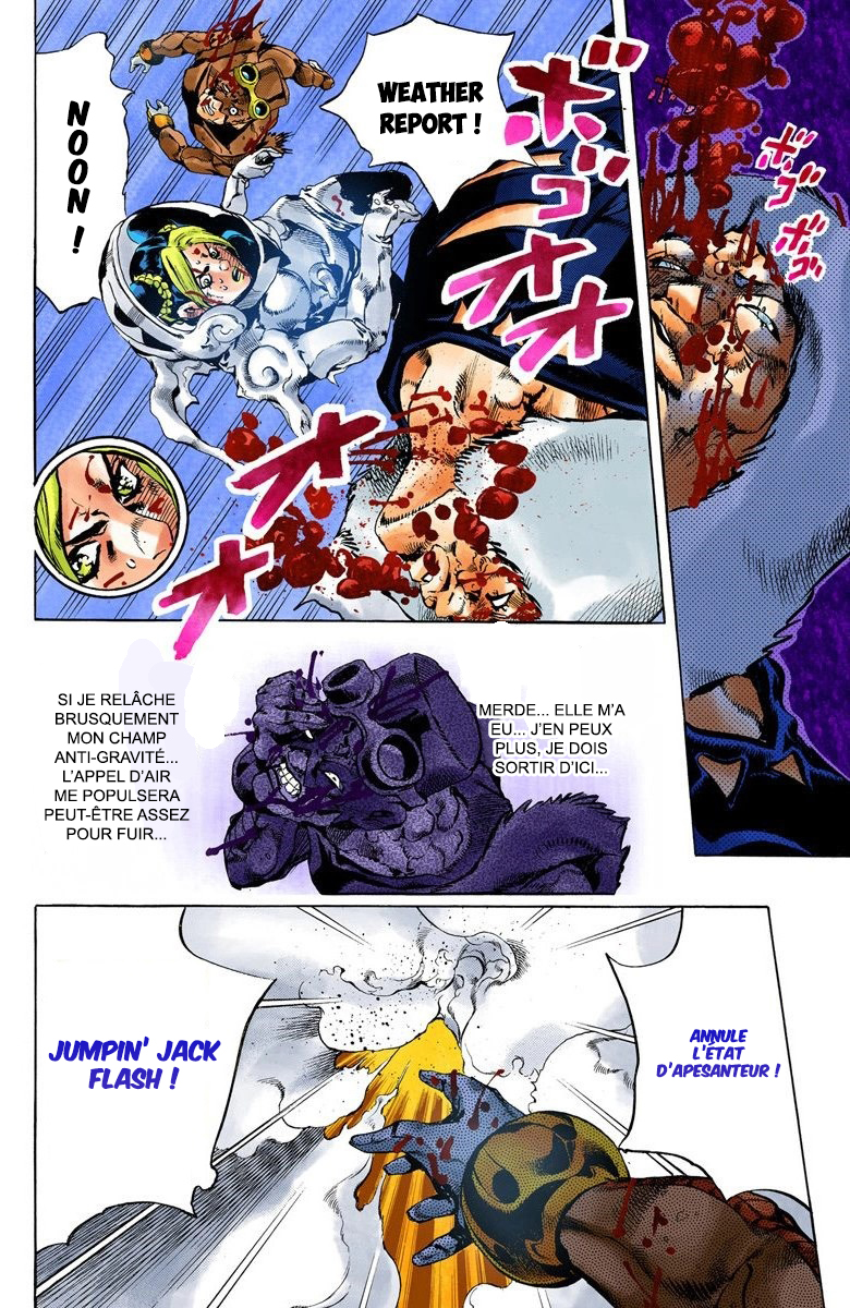 Read JoJo's Bizarre Adventure Part 6 Stone Ocean Official Colored FR Manga Online