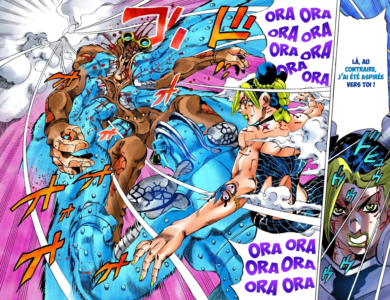 Read JoJo's Bizarre Adventure Part 6 Stone Ocean Official Colored FR Manga Online