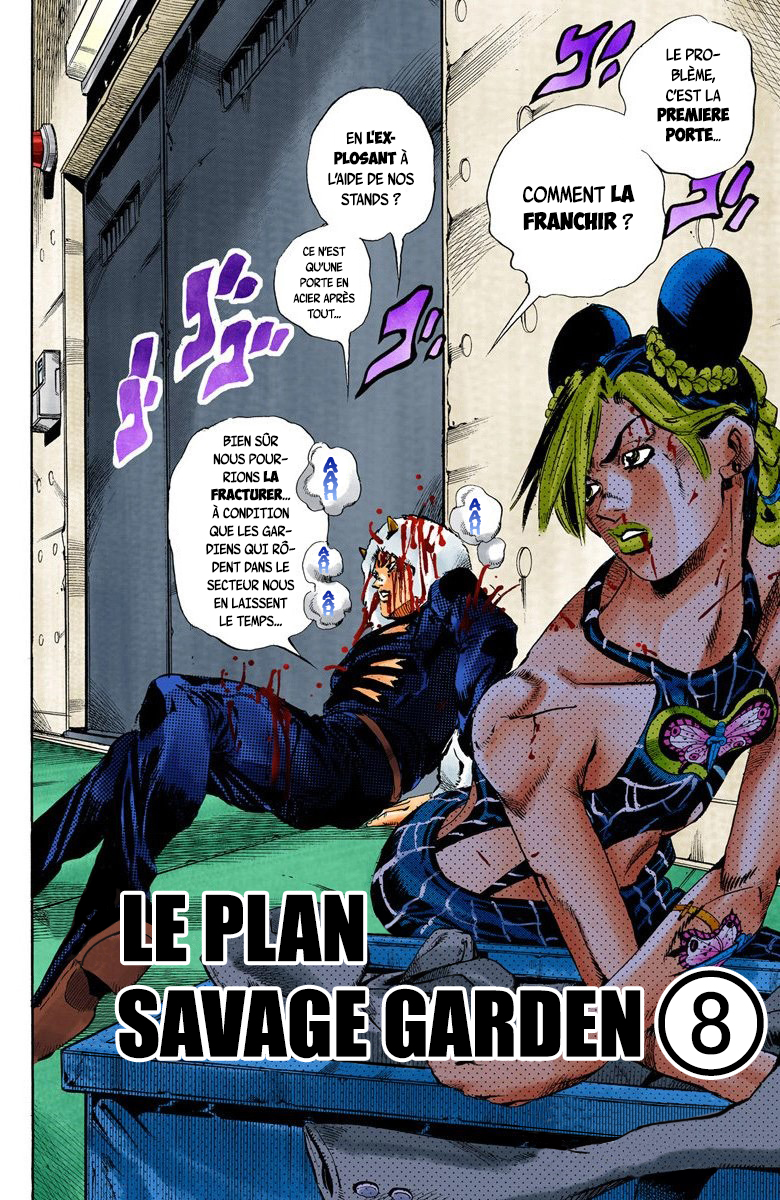 Read JoJo's Bizarre Adventure Part 6 Stone Ocean Official Colored FR Manga Online