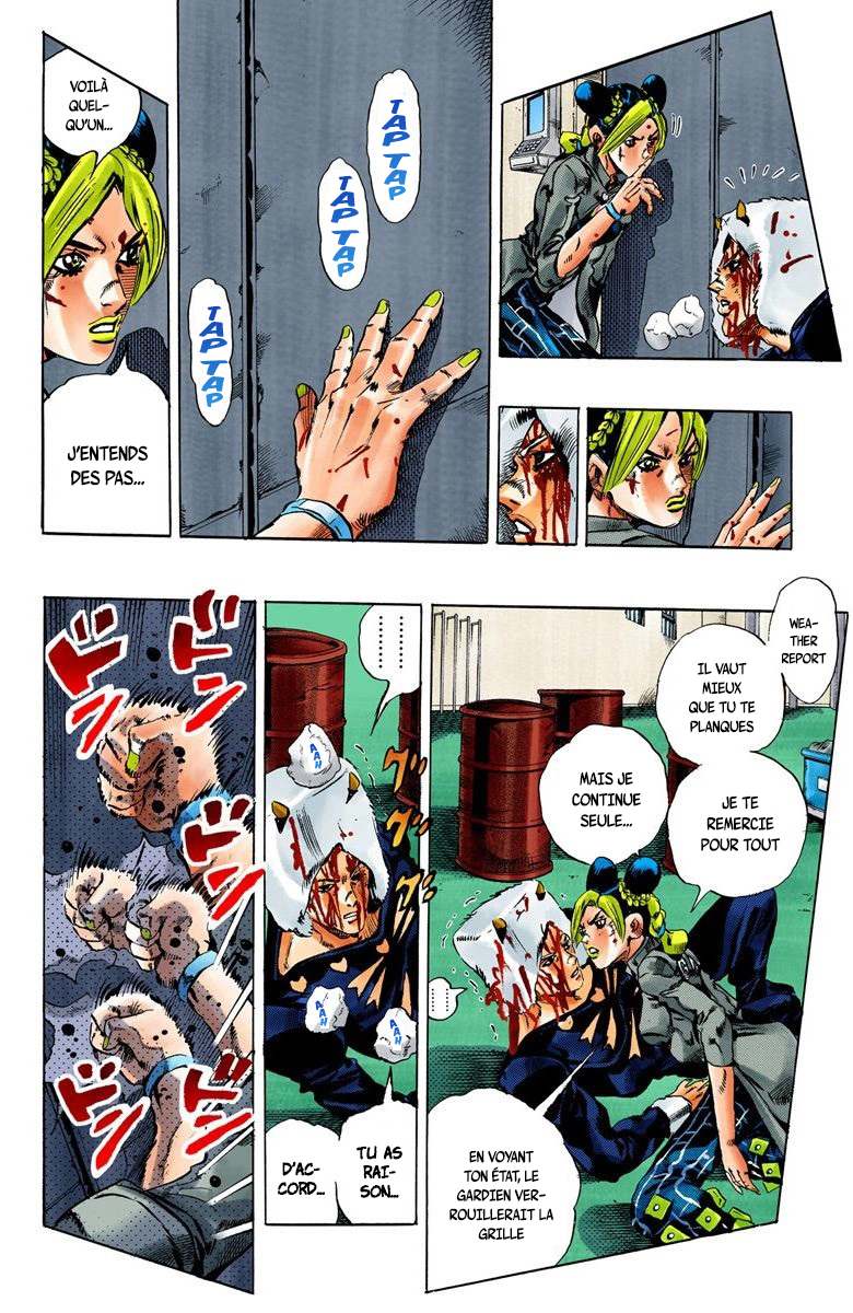 Read JoJo's Bizarre Adventure Part 6 Stone Ocean Official Colored FR Manga Online