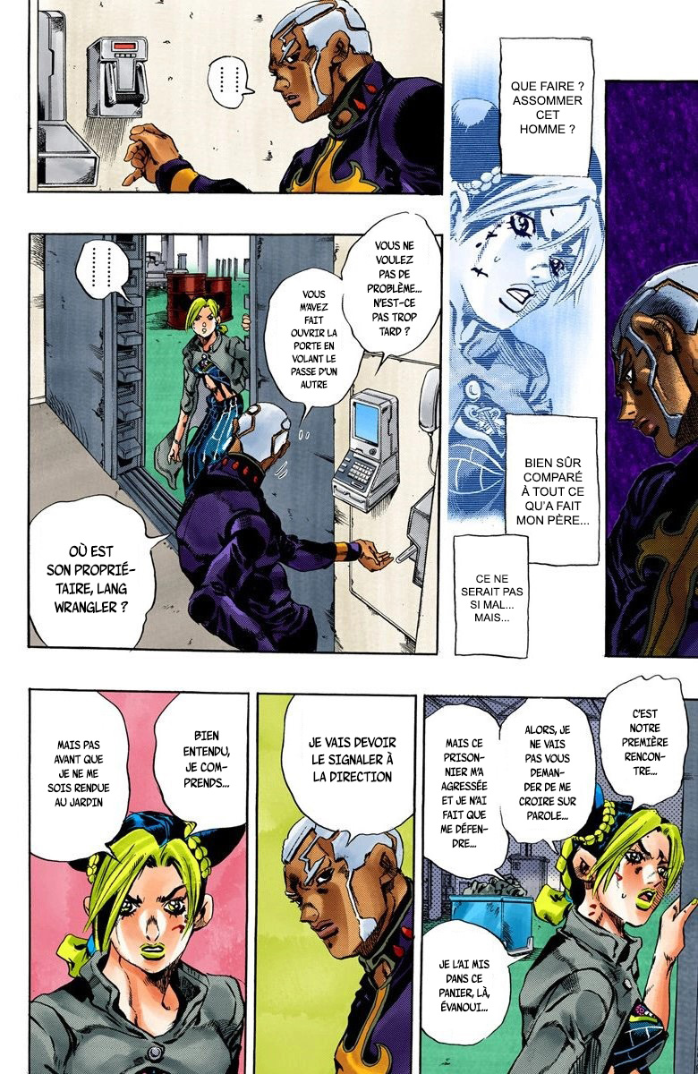 Read JoJo's Bizarre Adventure Part 6 Stone Ocean Official Colored FR Manga Online