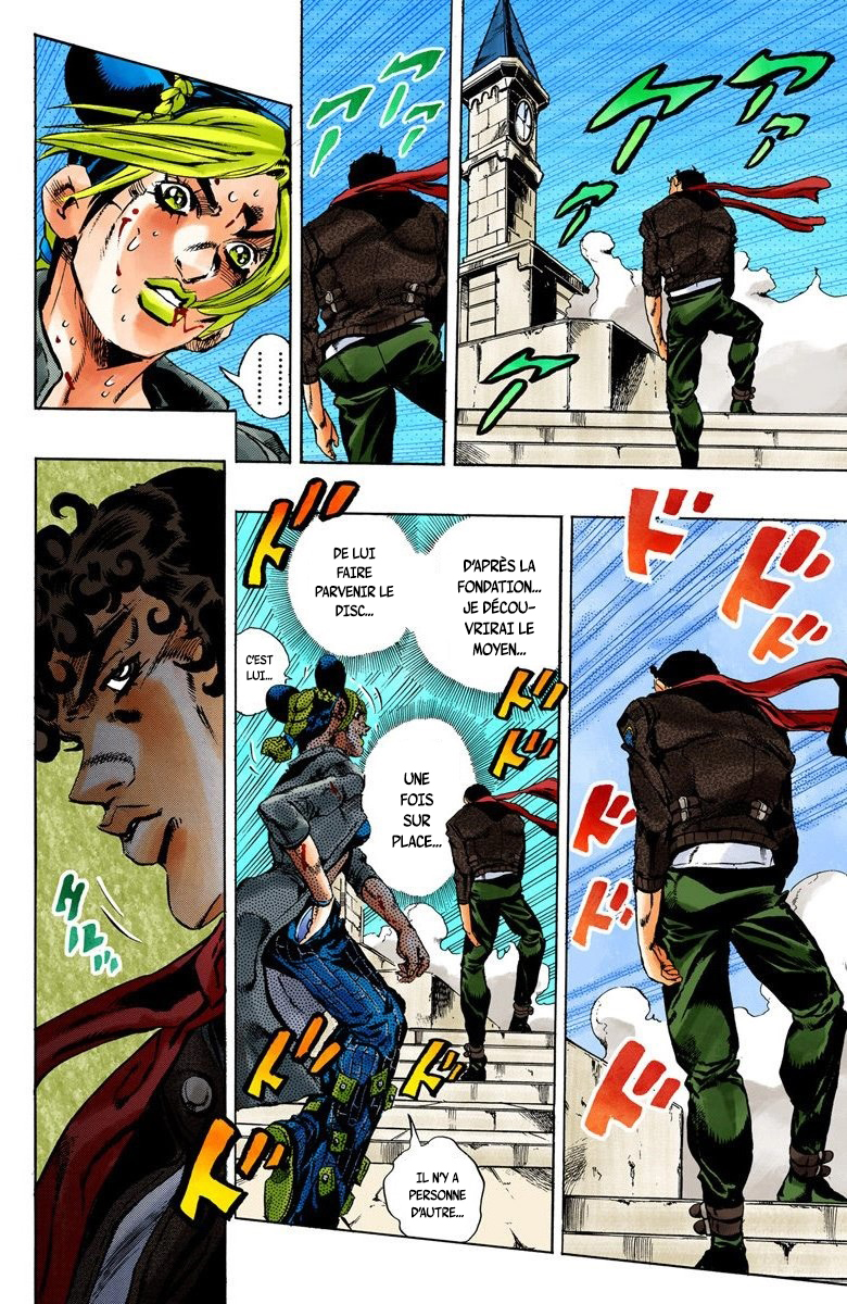 Read JoJo's Bizarre Adventure Part 6 Stone Ocean Official Colored FR Manga Online