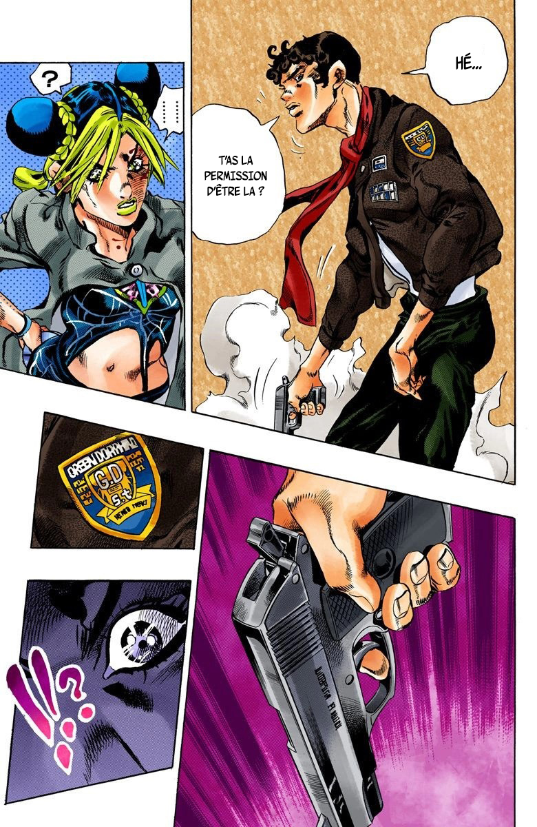 Read JoJo's Bizarre Adventure Part 6 Stone Ocean Official Colored FR Manga Online