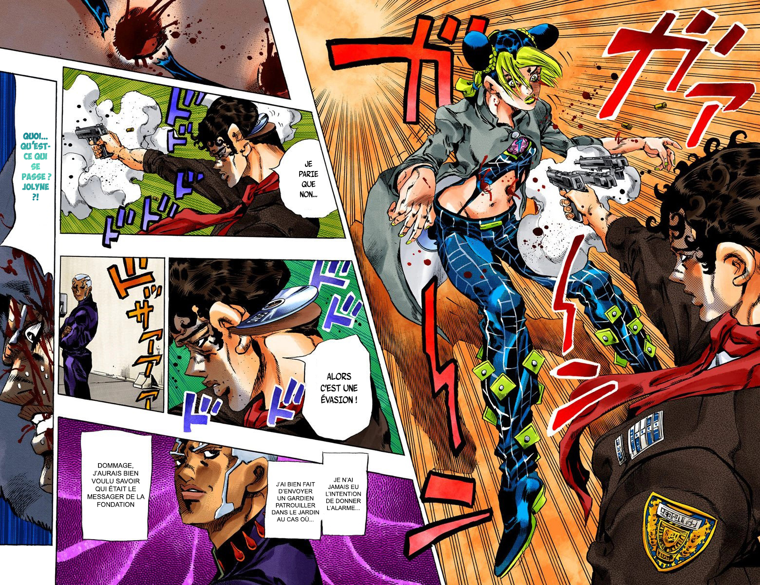 Read JoJo's Bizarre Adventure Part 6 Stone Ocean Official Colored FR Manga Online