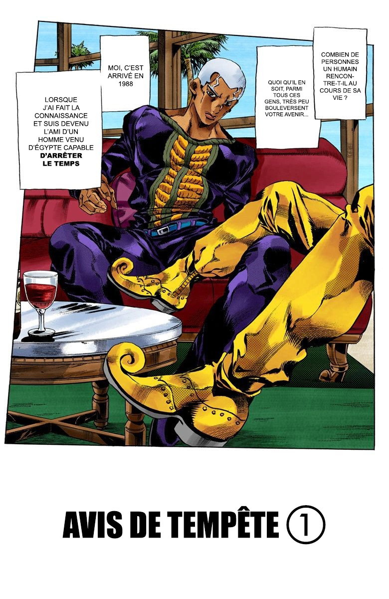 Read JoJo's Bizarre Adventure Part 6 Stone Ocean Official Colored FR Manga Online