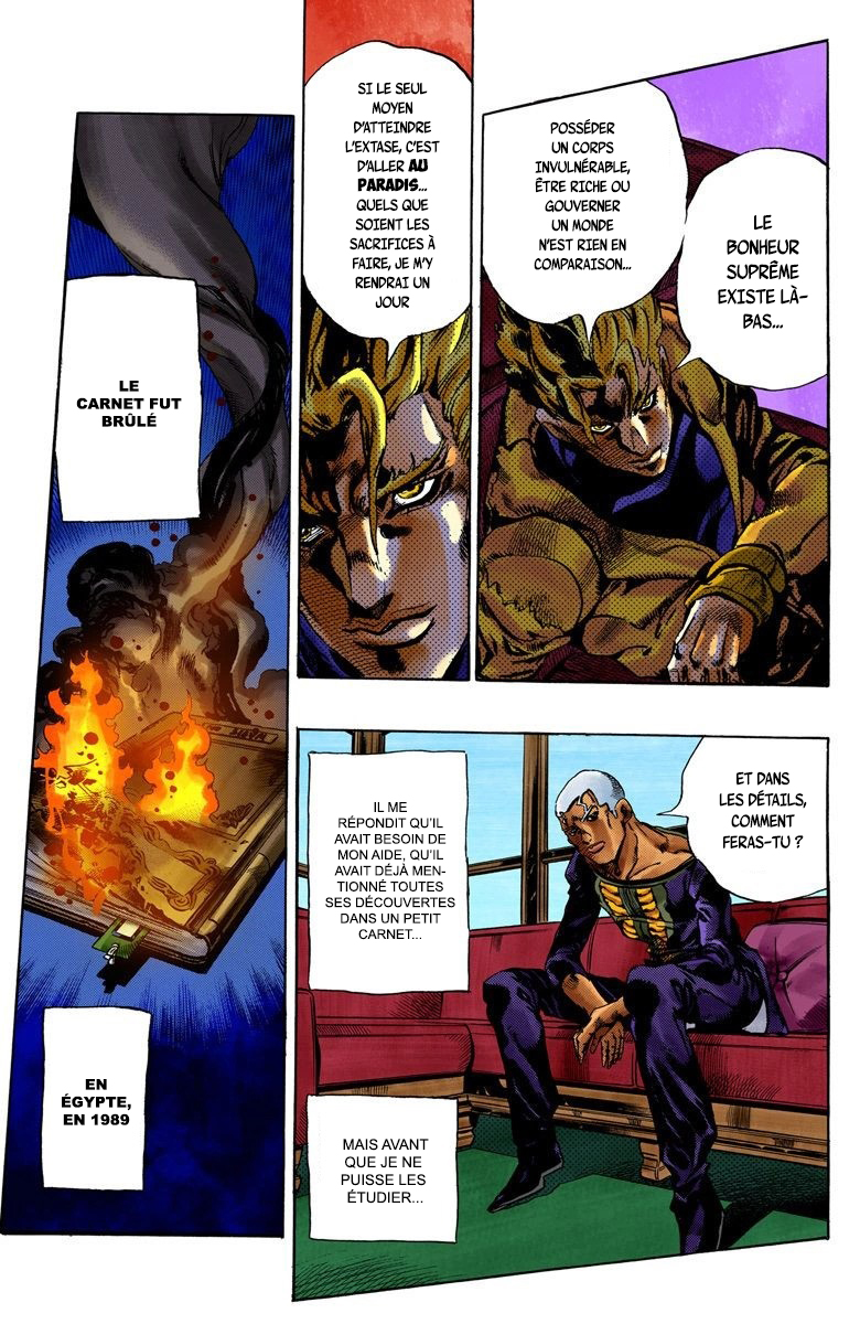 Read JoJo's Bizarre Adventure Part 6 Stone Ocean Official Colored FR Manga Online