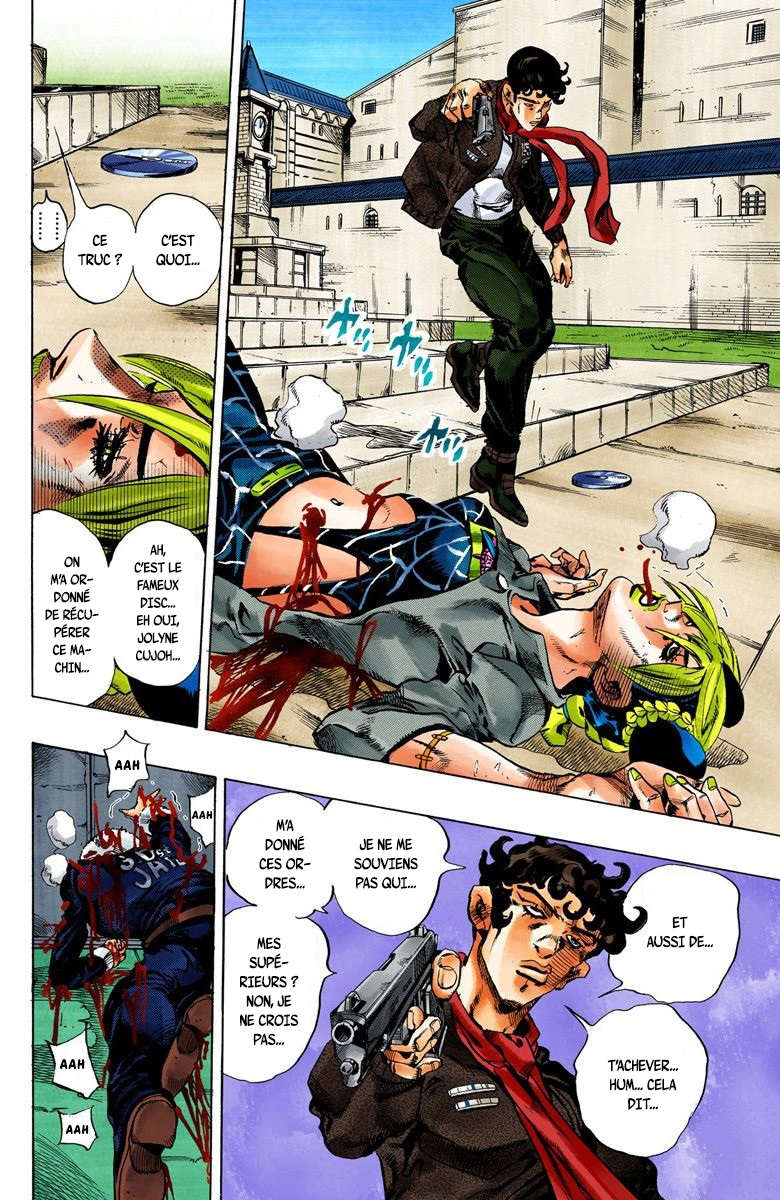 Read JoJo's Bizarre Adventure Part 6 Stone Ocean Official Colored FR Manga Online
