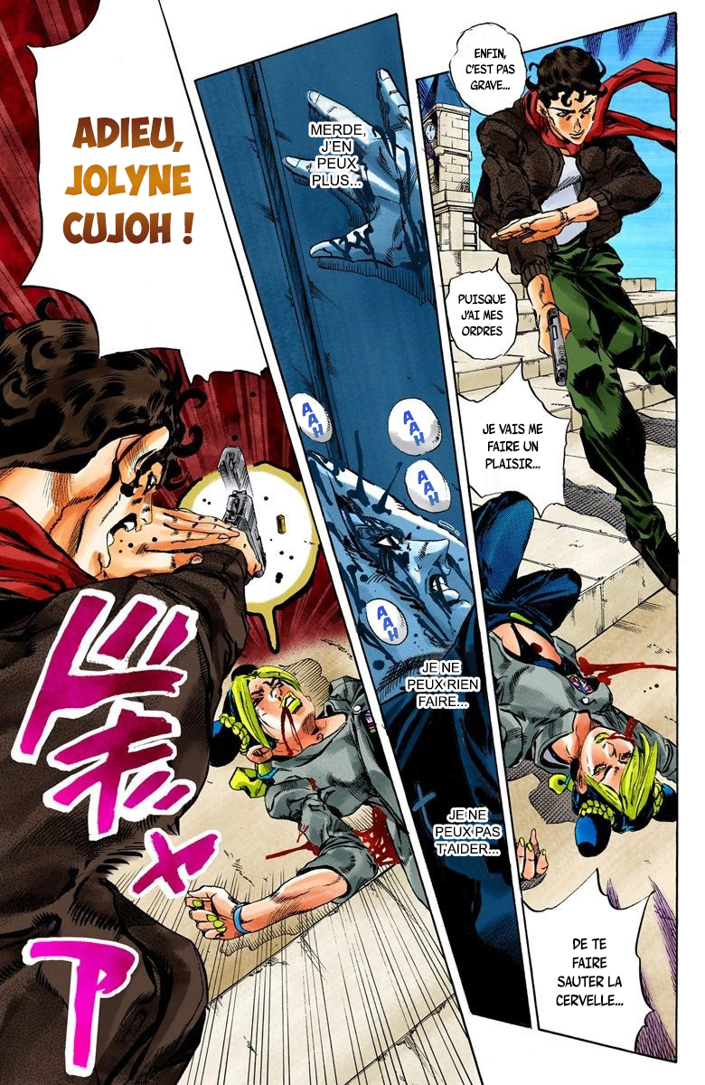 Read JoJo's Bizarre Adventure Part 6 Stone Ocean Official Colored FR Manga Online
