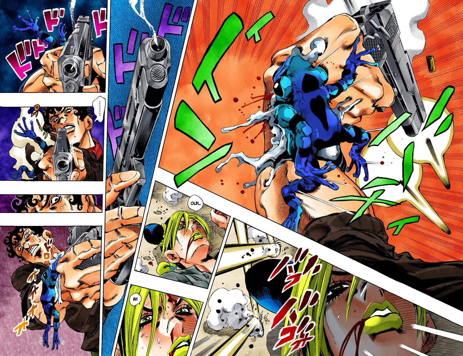 Read JoJo's Bizarre Adventure Part 6 Stone Ocean Official Colored FR Manga Online