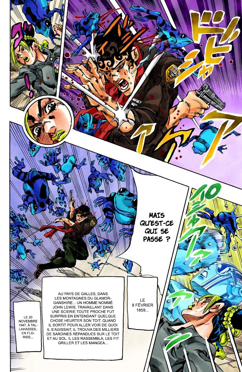 Read JoJo's Bizarre Adventure Part 6 Stone Ocean Official Colored FR Manga Online