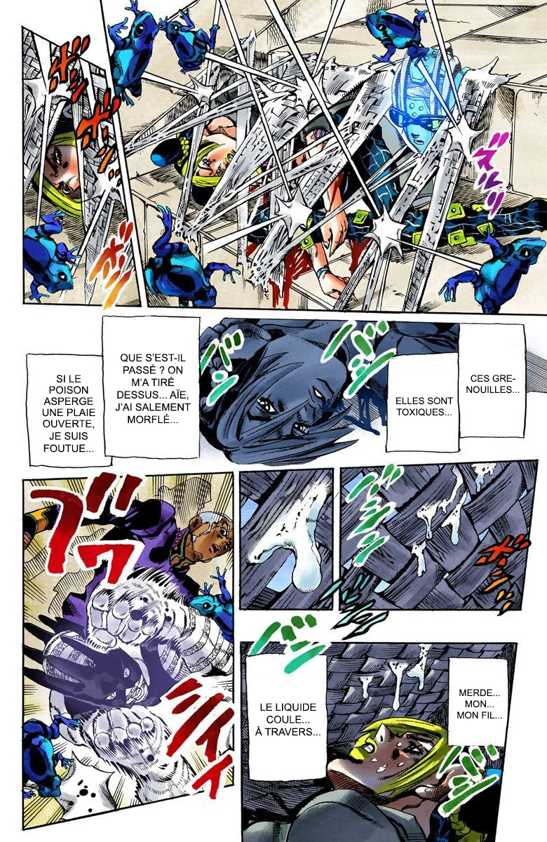 Read JoJo's Bizarre Adventure Part 6 Stone Ocean Official Colored FR Manga Online