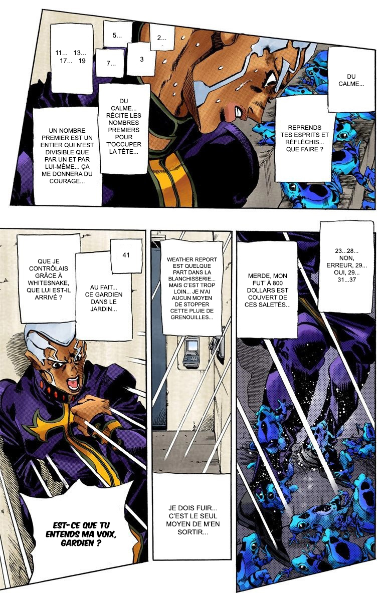 Read JoJo's Bizarre Adventure Part 6 Stone Ocean Official Colored FR Manga Online