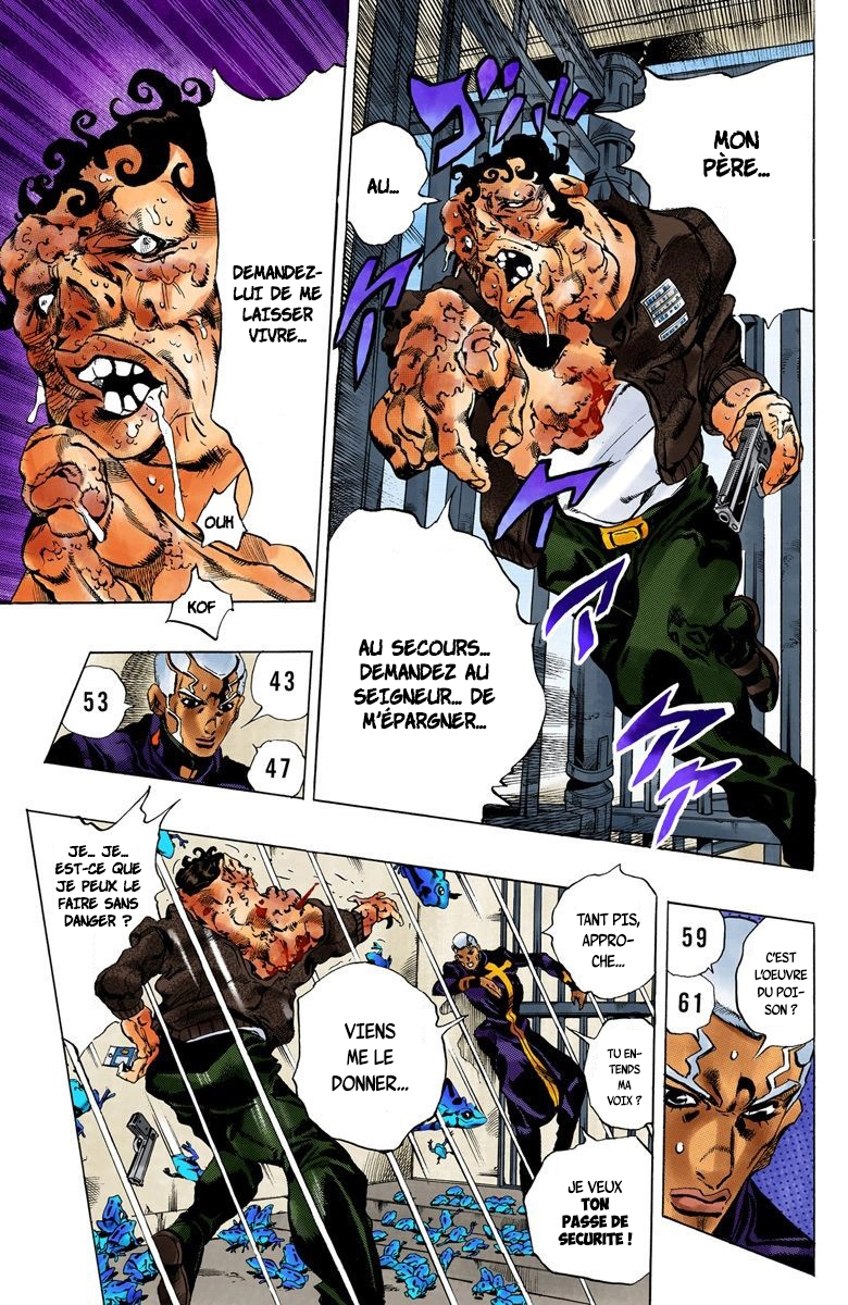 Read JoJo's Bizarre Adventure Part 6 Stone Ocean Official Colored FR Manga Online