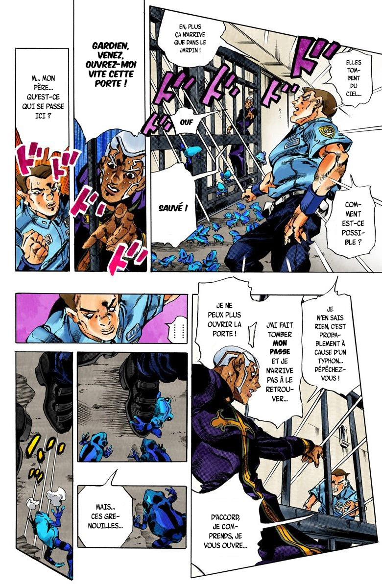 Read JoJo's Bizarre Adventure Part 6 Stone Ocean Official Colored FR Manga Online