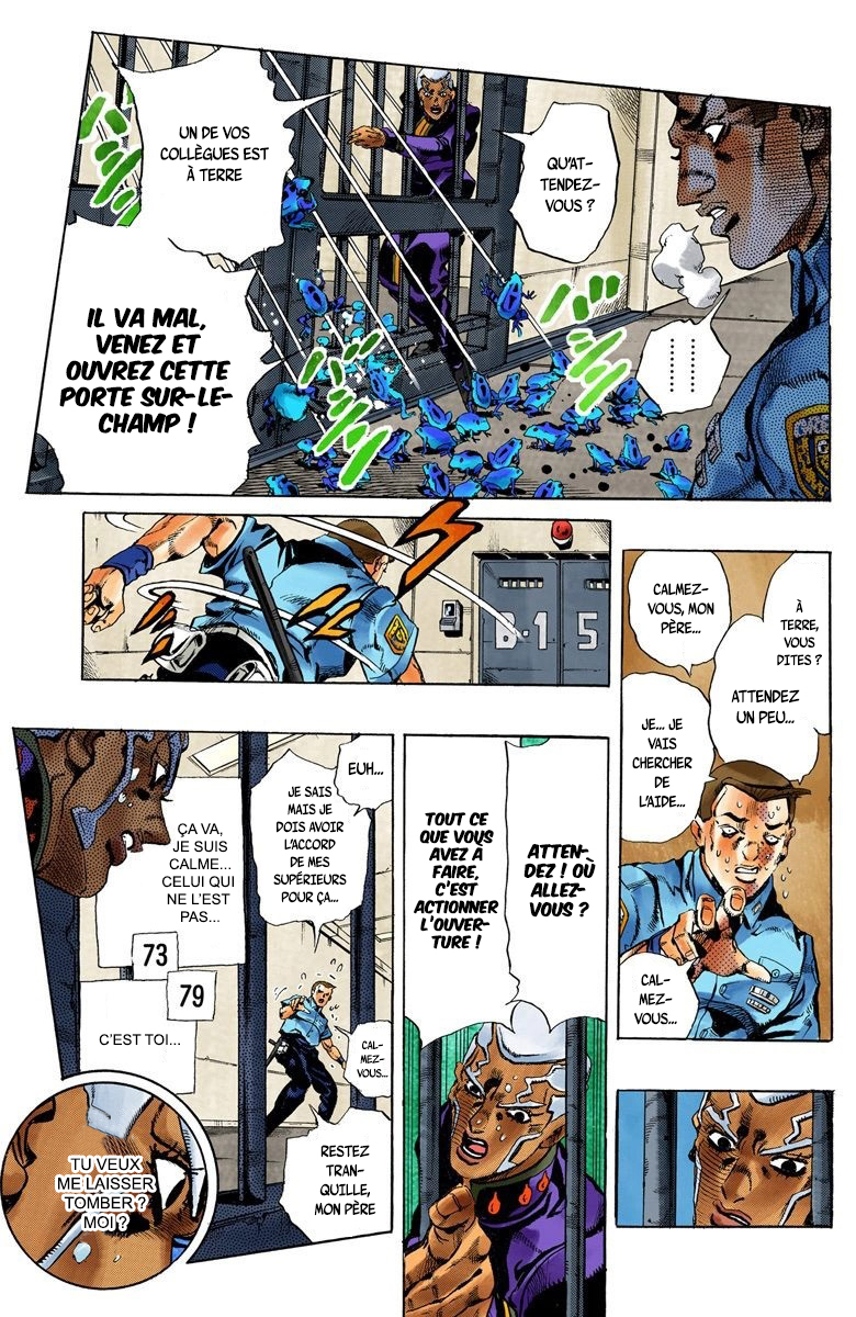 Read JoJo's Bizarre Adventure Part 6 Stone Ocean Official Colored FR Manga Online