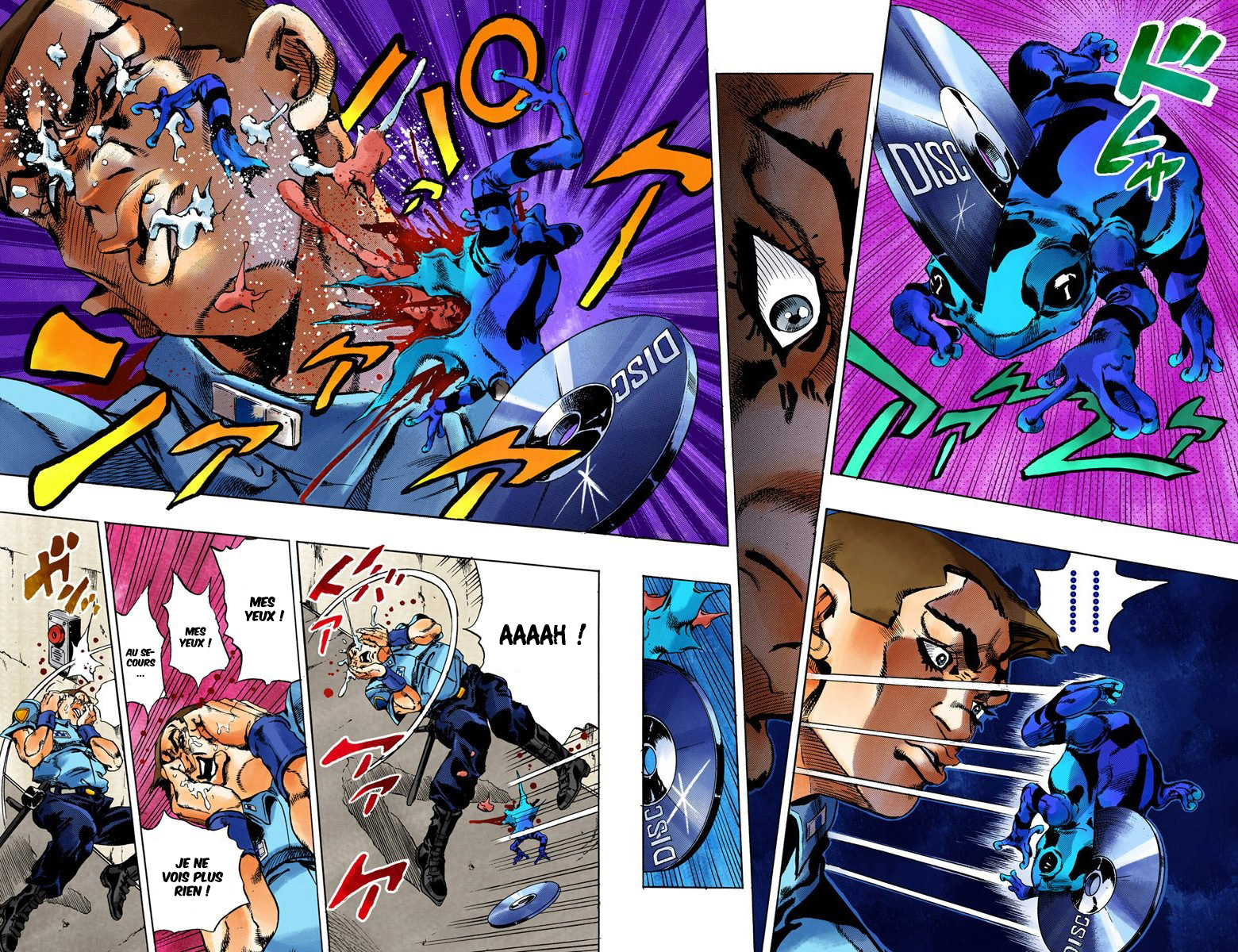 Read JoJo's Bizarre Adventure Part 6 Stone Ocean Official Colored FR Manga Online
