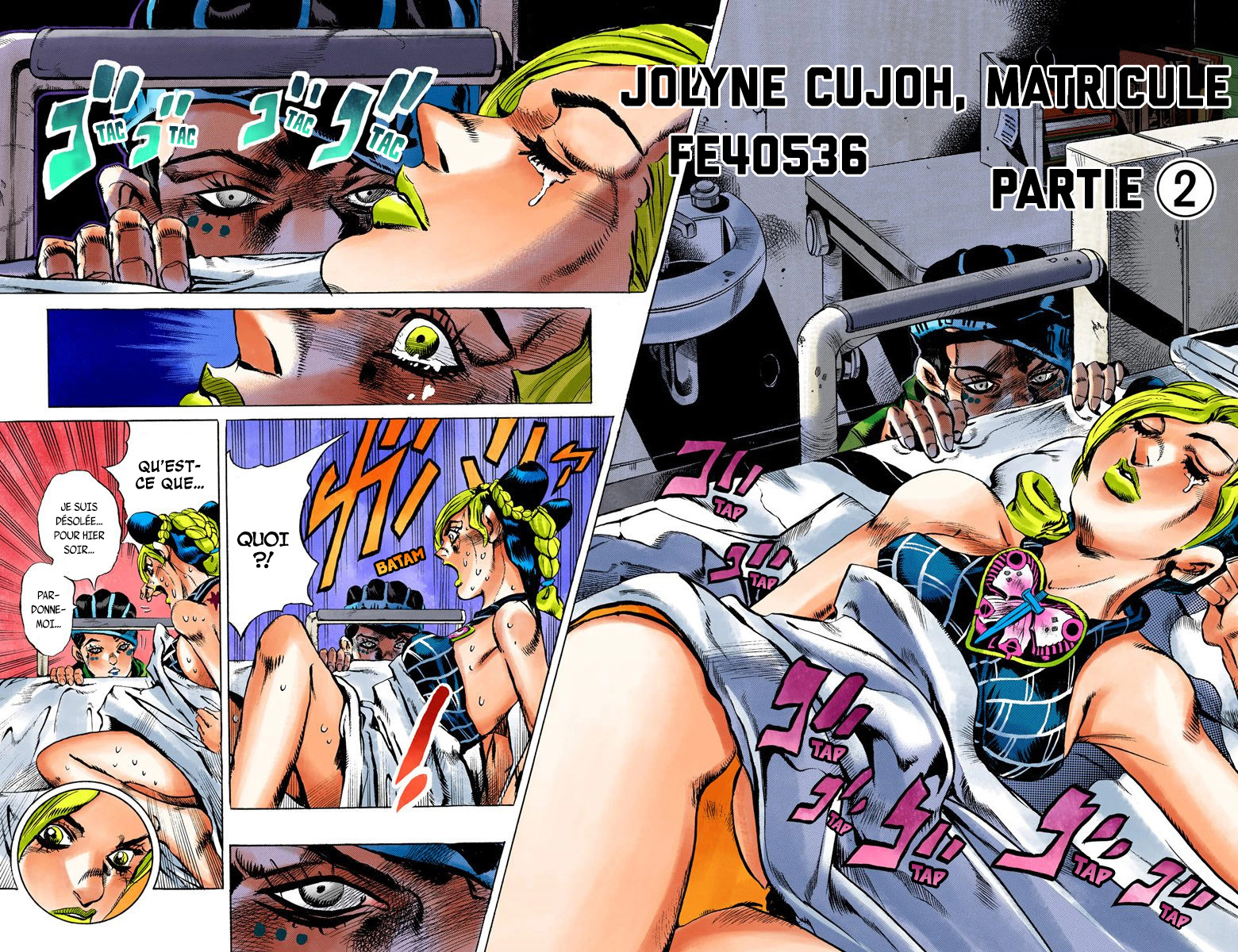 Read JoJo's Bizarre Adventure Part 6 Stone Ocean Official Colored FR Manga Online