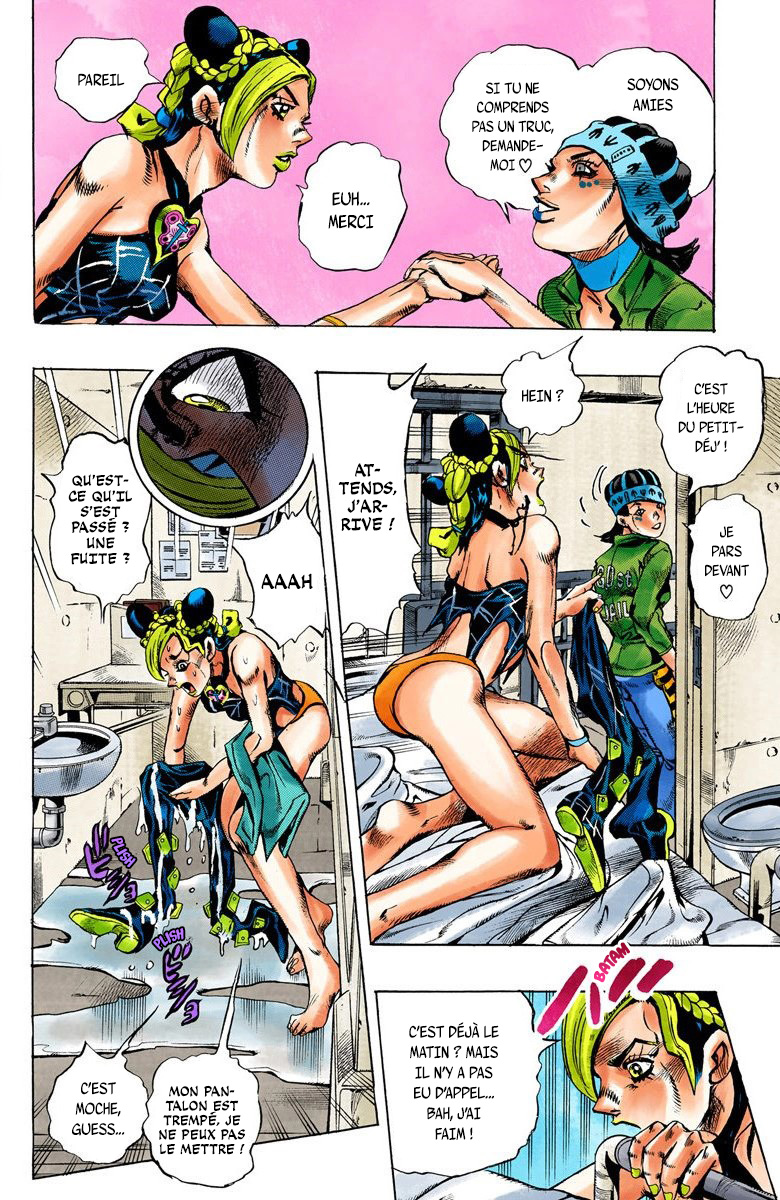 Read JoJo's Bizarre Adventure Part 6 Stone Ocean Official Colored FR Manga Online