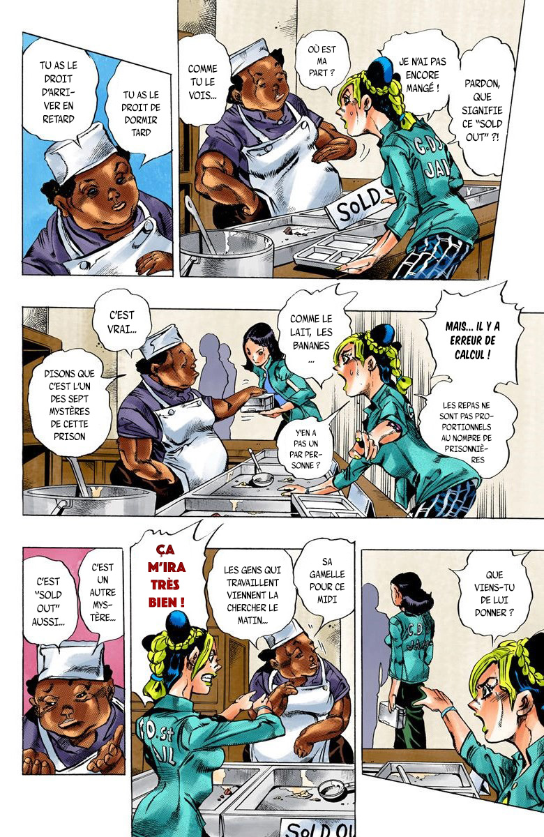 Read JoJo's Bizarre Adventure Part 6 Stone Ocean Official Colored FR Manga Online